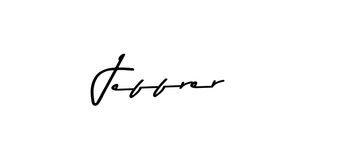 Create a beautiful signature design for name Jeffrer. With this signature (Asem Kandis PERSONAL USE) fonts, you can make a handwritten signature for free. Jeffrer signature style 9 images and pictures png