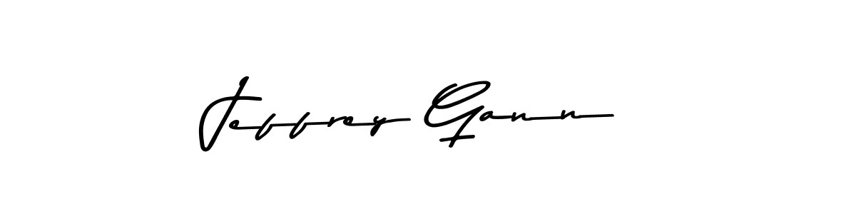 Design your own signature with our free online signature maker. With this signature software, you can create a handwritten (Asem Kandis PERSONAL USE) signature for name Jeffrey Gann. Jeffrey Gann signature style 9 images and pictures png