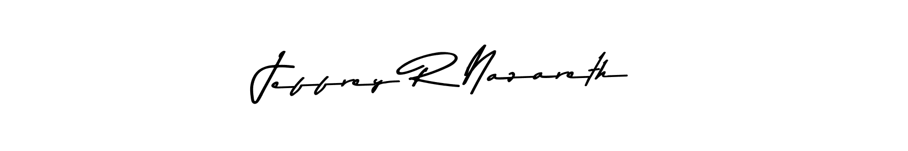 You should practise on your own different ways (Asem Kandis PERSONAL USE) to write your name (Jeffrey R Nazareth) in signature. don't let someone else do it for you. Jeffrey R Nazareth signature style 9 images and pictures png