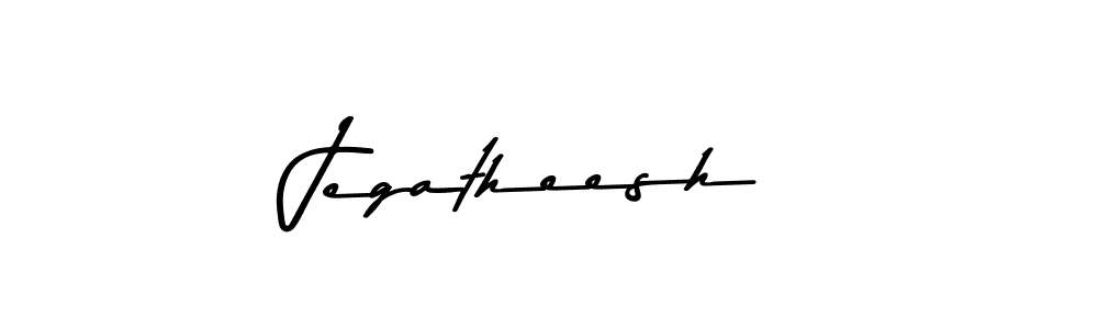 Design your own signature with our free online signature maker. With this signature software, you can create a handwritten (Asem Kandis PERSONAL USE) signature for name Jegatheesh. Jegatheesh signature style 9 images and pictures png