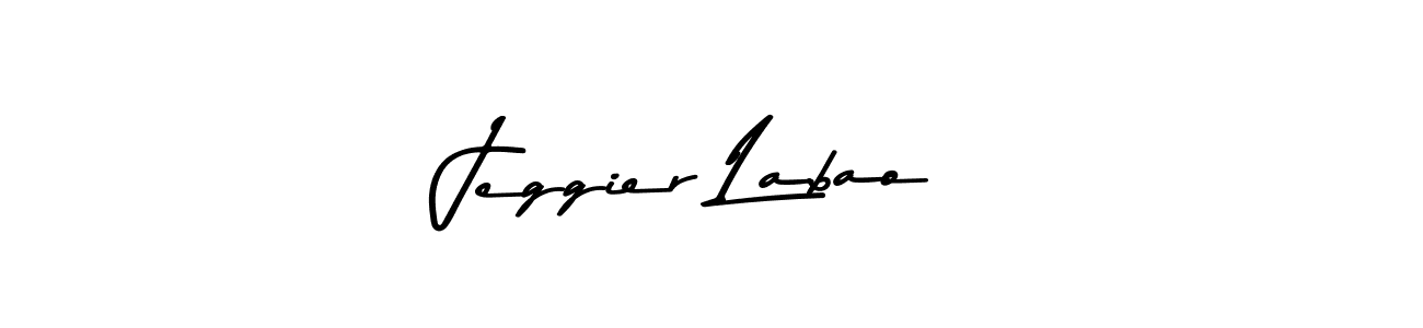 The best way (Asem Kandis PERSONAL USE) to make a short signature is to pick only two or three words in your name. The name Jeggier Labao include a total of six letters. For converting this name. Jeggier Labao signature style 9 images and pictures png