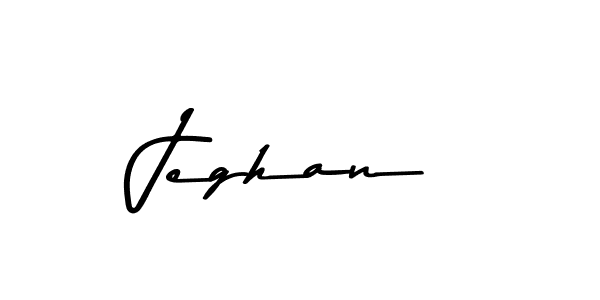 Design your own signature with our free online signature maker. With this signature software, you can create a handwritten (Asem Kandis PERSONAL USE) signature for name Jeghan. Jeghan signature style 9 images and pictures png