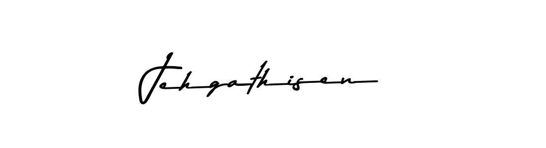 Design your own signature with our free online signature maker. With this signature software, you can create a handwritten (Asem Kandis PERSONAL USE) signature for name Jehgathisen. Jehgathisen signature style 9 images and pictures png