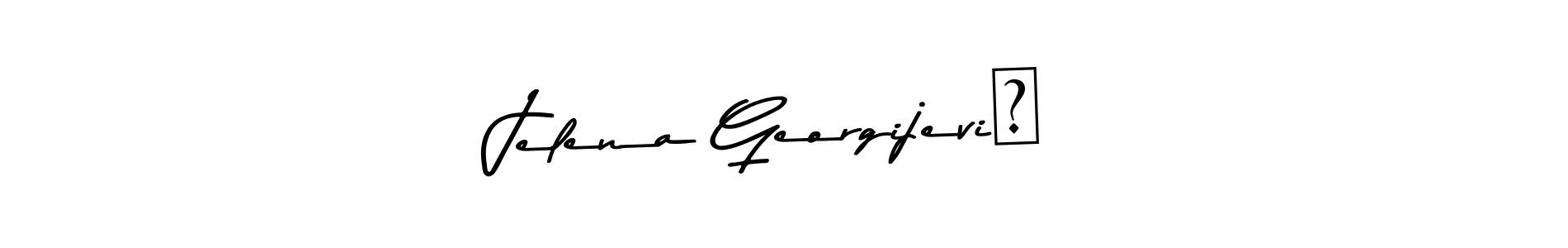 Similarly Asem Kandis PERSONAL USE is the best handwritten signature design. Signature creator online .You can use it as an online autograph creator for name Jelena Georgijević. Jelena Georgijević signature style 9 images and pictures png