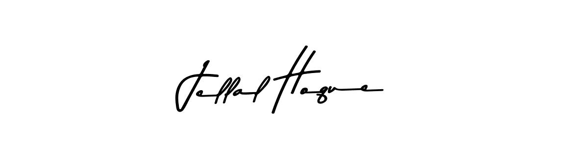 How to make Jellal Hoque name signature. Use Asem Kandis PERSONAL USE style for creating short signs online. This is the latest handwritten sign. Jellal Hoque signature style 9 images and pictures png