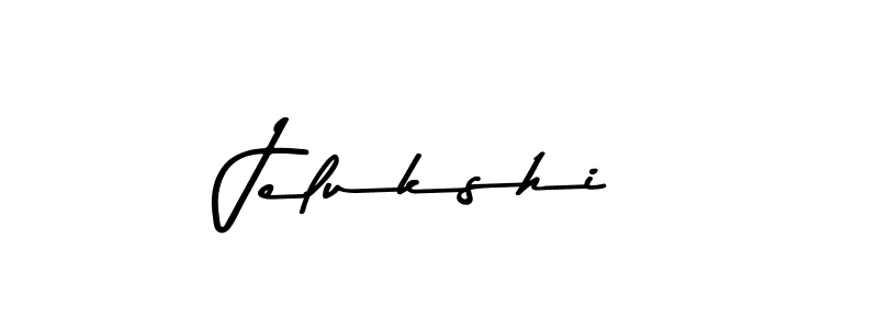 Design your own signature with our free online signature maker. With this signature software, you can create a handwritten (Asem Kandis PERSONAL USE) signature for name Jelukshi. Jelukshi signature style 9 images and pictures png
