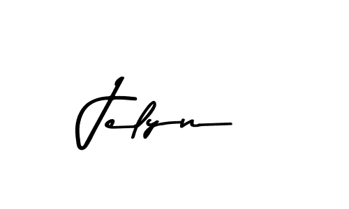 Design your own signature with our free online signature maker. With this signature software, you can create a handwritten (Asem Kandis PERSONAL USE) signature for name Jelyn. Jelyn signature style 9 images and pictures png