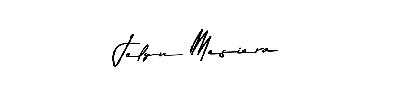 Also You can easily find your signature by using the search form. We will create Jelyn Mesiera name handwritten signature images for you free of cost using Asem Kandis PERSONAL USE sign style. Jelyn Mesiera signature style 9 images and pictures png