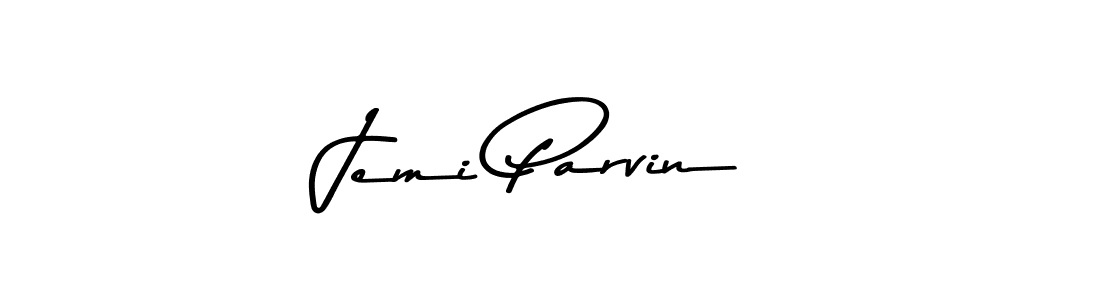 How to make Jemi Parvin signature? Asem Kandis PERSONAL USE is a professional autograph style. Create handwritten signature for Jemi Parvin name. Jemi Parvin signature style 9 images and pictures png