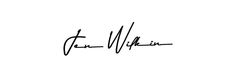 Use a signature maker to create a handwritten signature online. With this signature software, you can design (Asem Kandis PERSONAL USE) your own signature for name Jen Wilkin. Jen Wilkin signature style 9 images and pictures png