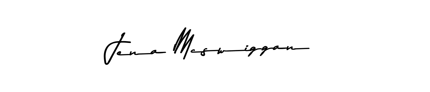 Use a signature maker to create a handwritten signature online. With this signature software, you can design (Asem Kandis PERSONAL USE) your own signature for name Jena Mcswiggan. Jena Mcswiggan signature style 9 images and pictures png