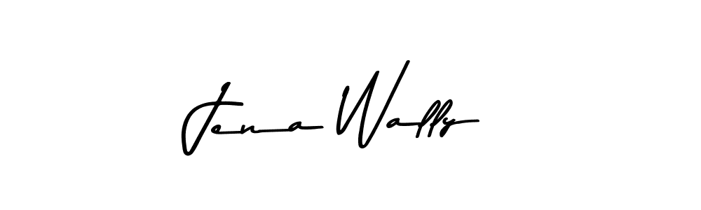 The best way (Asem Kandis PERSONAL USE) to make a short signature is to pick only two or three words in your name. The name Jena Wally include a total of six letters. For converting this name. Jena Wally signature style 9 images and pictures png