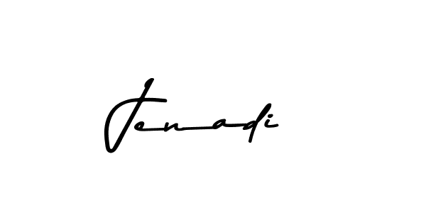 Create a beautiful signature design for name Jenadi. With this signature (Asem Kandis PERSONAL USE) fonts, you can make a handwritten signature for free. Jenadi signature style 9 images and pictures png