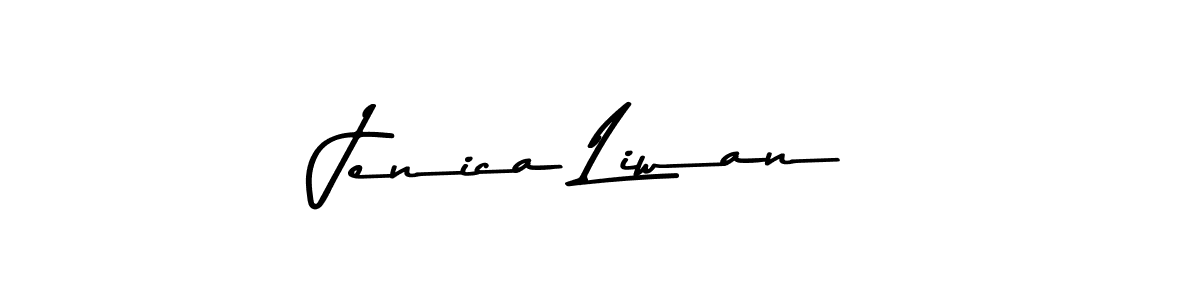 Also we have Jenica Liwan name is the best signature style. Create professional handwritten signature collection using Asem Kandis PERSONAL USE autograph style. Jenica Liwan signature style 9 images and pictures png