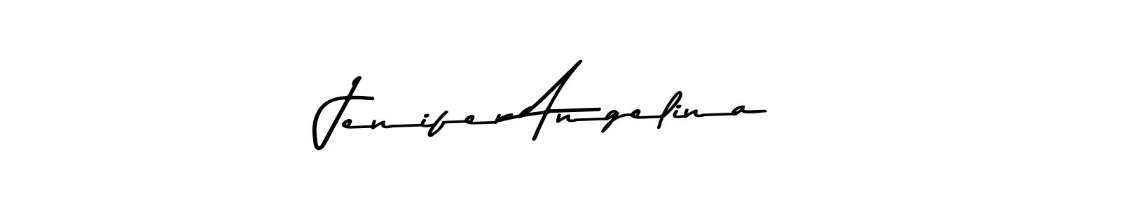 How to make Jenifer Angelina signature? Asem Kandis PERSONAL USE is a professional autograph style. Create handwritten signature for Jenifer Angelina name. Jenifer Angelina signature style 9 images and pictures png