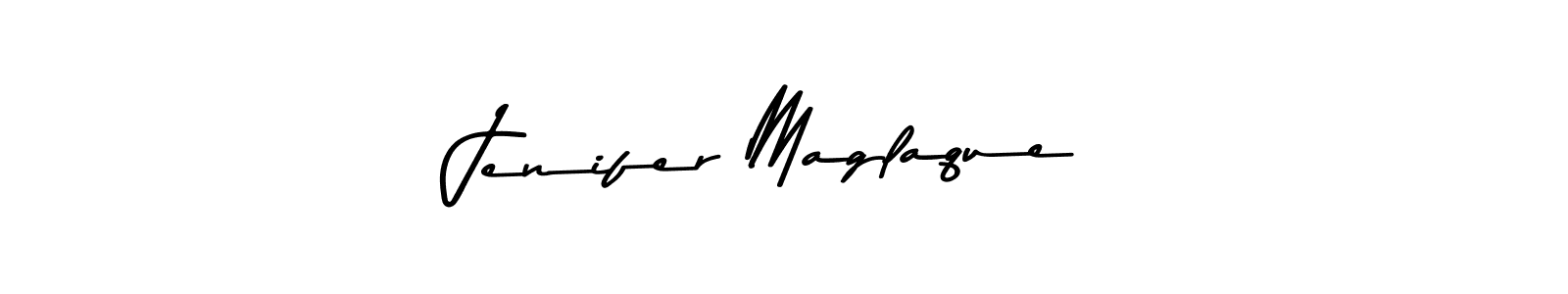 Create a beautiful signature design for name Jenifer Maglaque. With this signature (Asem Kandis PERSONAL USE) fonts, you can make a handwritten signature for free. Jenifer Maglaque signature style 9 images and pictures png