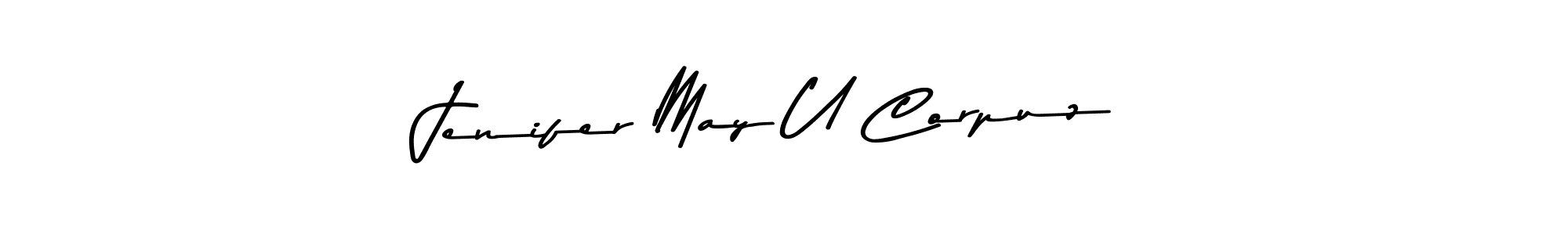 Use a signature maker to create a handwritten signature online. With this signature software, you can design (Asem Kandis PERSONAL USE) your own signature for name Jenifer May U Corpuz. Jenifer May U Corpuz signature style 9 images and pictures png