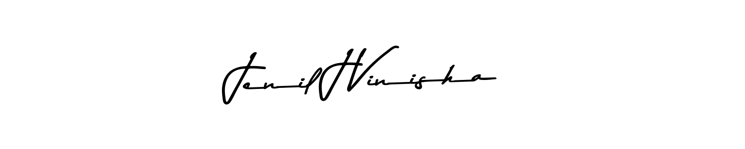 Check out images of Autograph of Jenil J Vinisha name. Actor Jenil J Vinisha Signature Style. Asem Kandis PERSONAL USE is a professional sign style online. Jenil J Vinisha signature style 9 images and pictures png