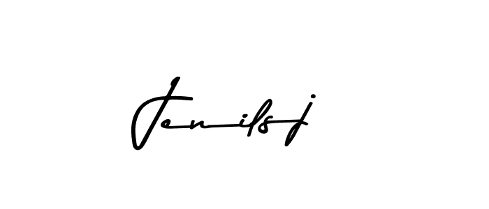 Create a beautiful signature design for name Jenilsj. With this signature (Asem Kandis PERSONAL USE) fonts, you can make a handwritten signature for free. Jenilsj signature style 9 images and pictures png