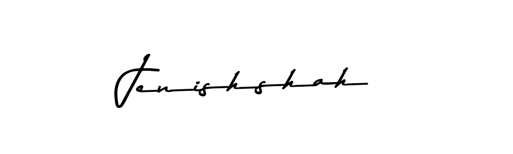 Jenishshah stylish signature style. Best Handwritten Sign (Asem Kandis PERSONAL USE) for my name. Handwritten Signature Collection Ideas for my name Jenishshah. Jenishshah signature style 9 images and pictures png