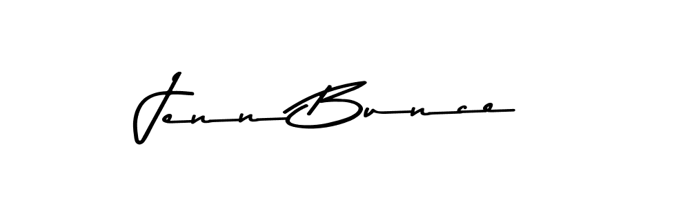 Also You can easily find your signature by using the search form. We will create Jenn Bunce name handwritten signature images for you free of cost using Asem Kandis PERSONAL USE sign style. Jenn Bunce signature style 9 images and pictures png