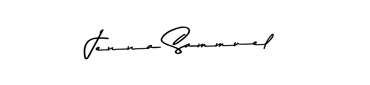 You should practise on your own different ways (Asem Kandis PERSONAL USE) to write your name (Jenna Sammuel) in signature. don't let someone else do it for you. Jenna Sammuel signature style 9 images and pictures png