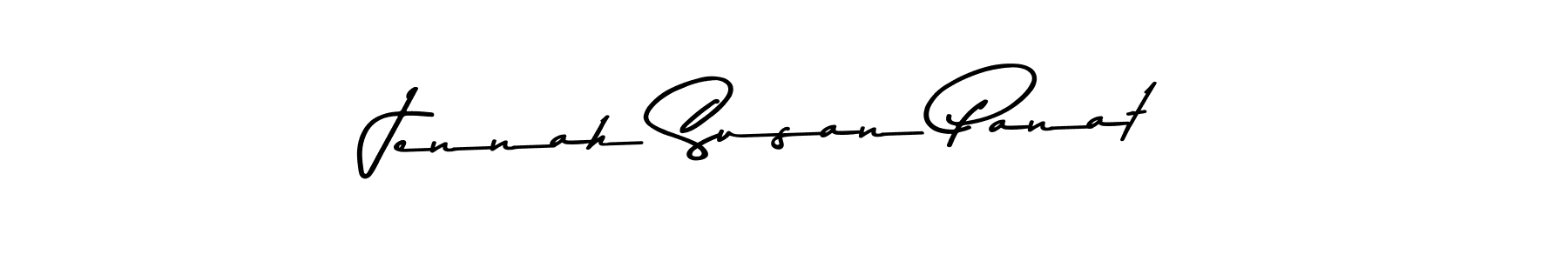 Make a beautiful signature design for name Jennah Susan Panat. With this signature (Asem Kandis PERSONAL USE) style, you can create a handwritten signature for free. Jennah Susan Panat signature style 9 images and pictures png