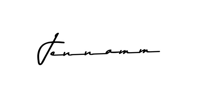 Create a beautiful signature design for name Jennamm. With this signature (Asem Kandis PERSONAL USE) fonts, you can make a handwritten signature for free. Jennamm signature style 9 images and pictures png