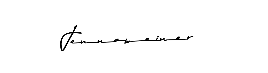 The best way (Asem Kandis PERSONAL USE) to make a short signature is to pick only two or three words in your name. The name Jennaweiner include a total of six letters. For converting this name. Jennaweiner signature style 9 images and pictures png