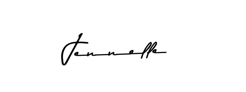 How to make Jennelle name signature. Use Asem Kandis PERSONAL USE style for creating short signs online. This is the latest handwritten sign. Jennelle signature style 9 images and pictures png