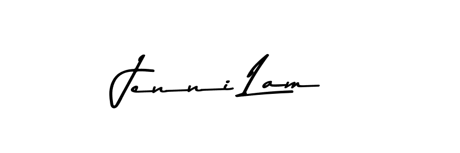 Make a beautiful signature design for name Jenni Lam. With this signature (Asem Kandis PERSONAL USE) style, you can create a handwritten signature for free. Jenni Lam signature style 9 images and pictures png