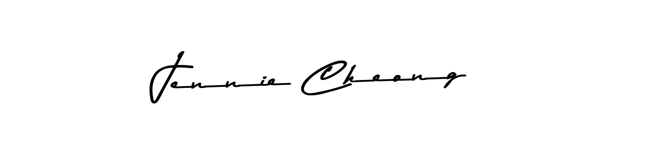 How to make Jennie Cheong signature? Asem Kandis PERSONAL USE is a professional autograph style. Create handwritten signature for Jennie Cheong name. Jennie Cheong signature style 9 images and pictures png