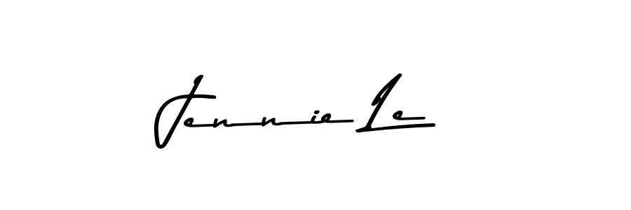 The best way (Asem Kandis PERSONAL USE) to make a short signature is to pick only two or three words in your name. The name Jennie Le include a total of six letters. For converting this name. Jennie Le signature style 9 images and pictures png