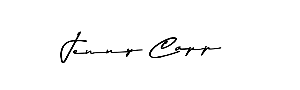 Make a beautiful signature design for name Jenny Capp. With this signature (Asem Kandis PERSONAL USE) style, you can create a handwritten signature for free. Jenny Capp signature style 9 images and pictures png