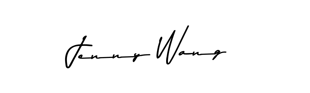 Jenny Wang stylish signature style. Best Handwritten Sign (Asem Kandis PERSONAL USE) for my name. Handwritten Signature Collection Ideas for my name Jenny Wang. Jenny Wang signature style 9 images and pictures png