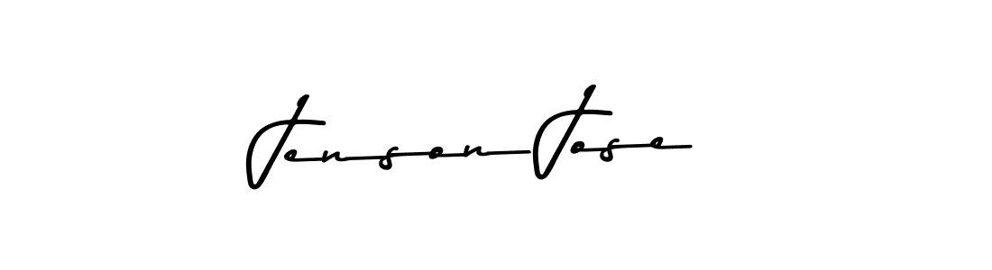 Use a signature maker to create a handwritten signature online. With this signature software, you can design (Asem Kandis PERSONAL USE) your own signature for name Jenson Jose. Jenson Jose signature style 9 images and pictures png