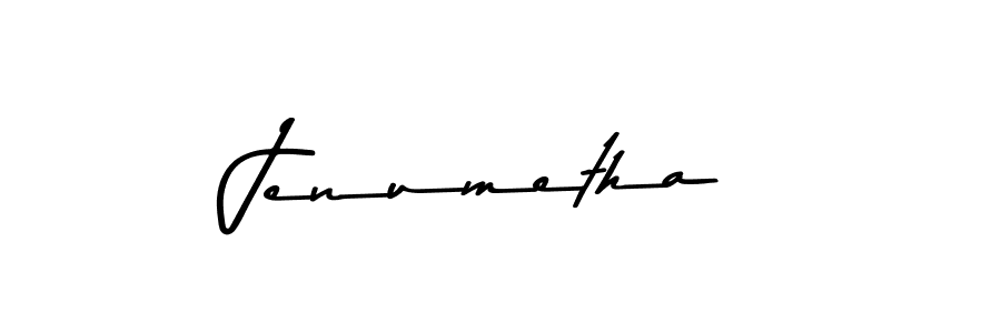 Jenumetha stylish signature style. Best Handwritten Sign (Asem Kandis PERSONAL USE) for my name. Handwritten Signature Collection Ideas for my name Jenumetha. Jenumetha signature style 9 images and pictures png