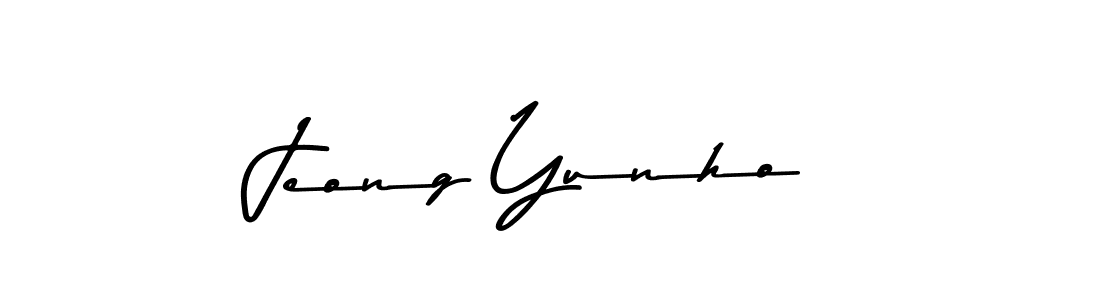 Make a beautiful signature design for name Jeong Yunho. Use this online signature maker to create a handwritten signature for free. Jeong Yunho signature style 9 images and pictures png