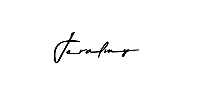 Make a beautiful signature design for name Jeralmy. Use this online signature maker to create a handwritten signature for free. Jeralmy signature style 9 images and pictures png