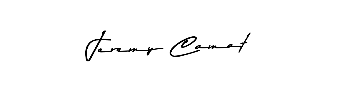 How to make Jeremy Camat name signature. Use Asem Kandis PERSONAL USE style for creating short signs online. This is the latest handwritten sign. Jeremy Camat signature style 9 images and pictures png