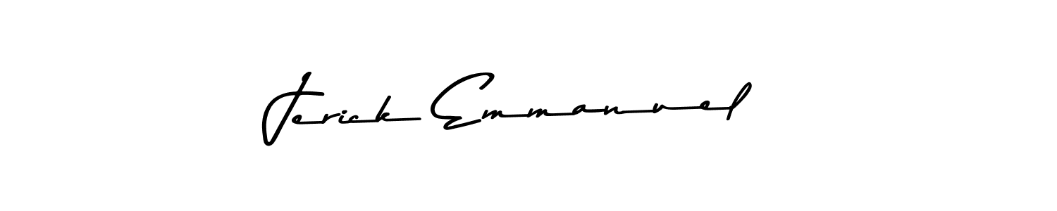 Similarly Asem Kandis PERSONAL USE is the best handwritten signature design. Signature creator online .You can use it as an online autograph creator for name Jerick Emmanuel. Jerick Emmanuel signature style 9 images and pictures png