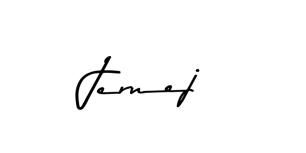 Make a beautiful signature design for name Jernej. With this signature (Asem Kandis PERSONAL USE) style, you can create a handwritten signature for free. Jernej signature style 9 images and pictures png