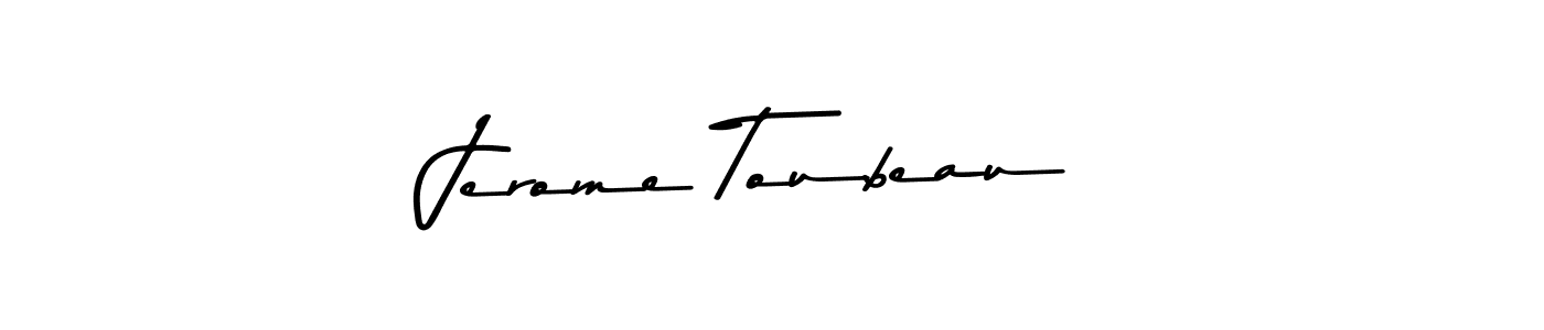 Use a signature maker to create a handwritten signature online. With this signature software, you can design (Asem Kandis PERSONAL USE) your own signature for name Jerome Toubeau. Jerome Toubeau signature style 9 images and pictures png