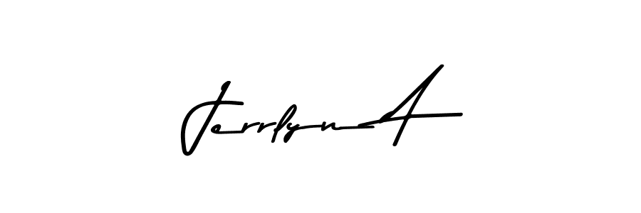Use a signature maker to create a handwritten signature online. With this signature software, you can design (Asem Kandis PERSONAL USE) your own signature for name Jerrlyn A. Jerrlyn A signature style 9 images and pictures png