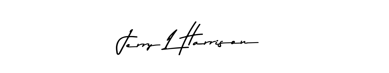 Also You can easily find your signature by using the search form. We will create Jerry L Harrison name handwritten signature images for you free of cost using Asem Kandis PERSONAL USE sign style. Jerry L Harrison signature style 9 images and pictures png