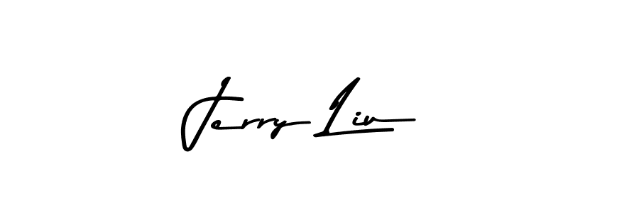 Make a beautiful signature design for name Jerry Liu. With this signature (Asem Kandis PERSONAL USE) style, you can create a handwritten signature for free. Jerry Liu signature style 9 images and pictures png