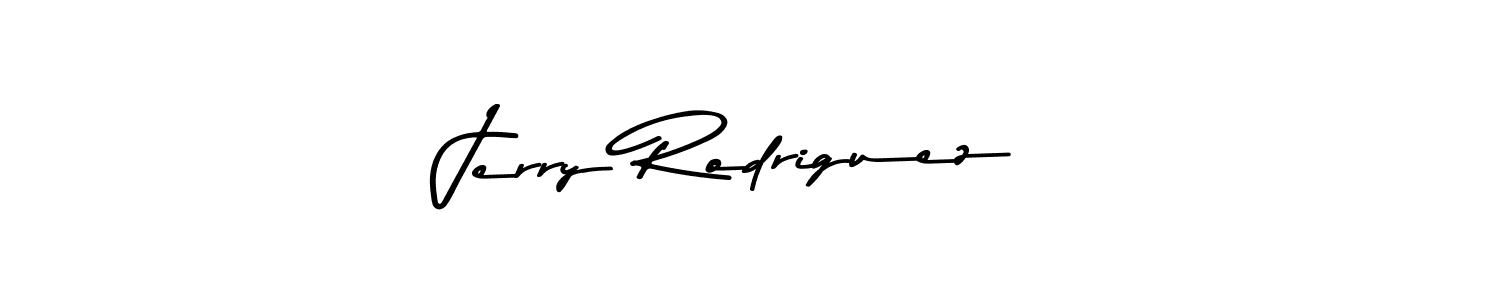 Design your own signature with our free online signature maker. With this signature software, you can create a handwritten (Asem Kandis PERSONAL USE) signature for name Jerry Rodriguez. Jerry Rodriguez signature style 9 images and pictures png