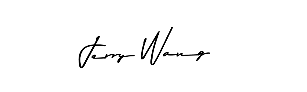 Make a beautiful signature design for name Jerry Wang. With this signature (Asem Kandis PERSONAL USE) style, you can create a handwritten signature for free. Jerry Wang signature style 9 images and pictures png