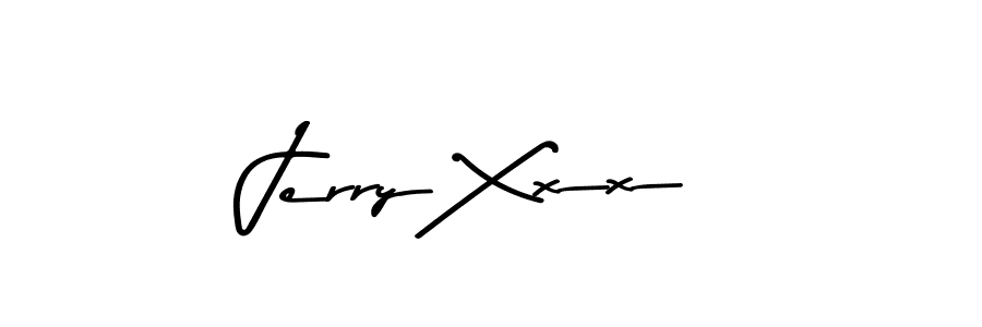 Use a signature maker to create a handwritten signature online. With this signature software, you can design (Asem Kandis PERSONAL USE) your own signature for name Jerry Xxx. Jerry Xxx signature style 9 images and pictures png