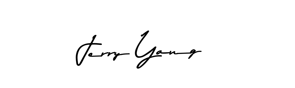 Jerry Yang stylish signature style. Best Handwritten Sign (Asem Kandis PERSONAL USE) for my name. Handwritten Signature Collection Ideas for my name Jerry Yang. Jerry Yang signature style 9 images and pictures png